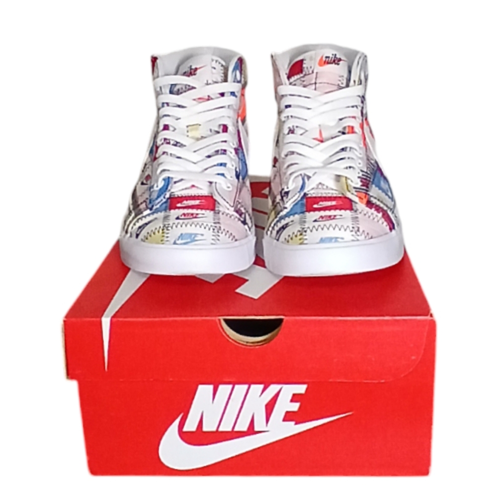 Nike Blazer Mid Patchwork Multicolor Off White Bl… - image 2